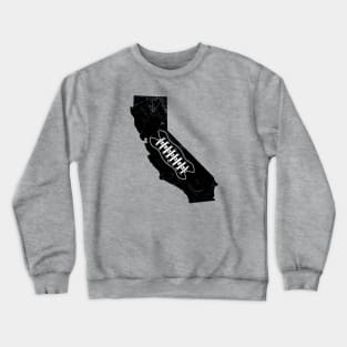 California Football, Retro - Silver Crewneck Sweatshirt